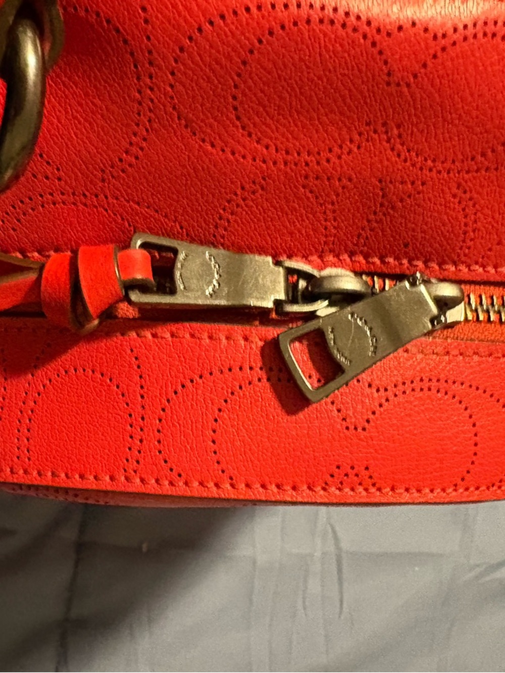 Coach Red Jordyn Backpack - Picture 6 of 6